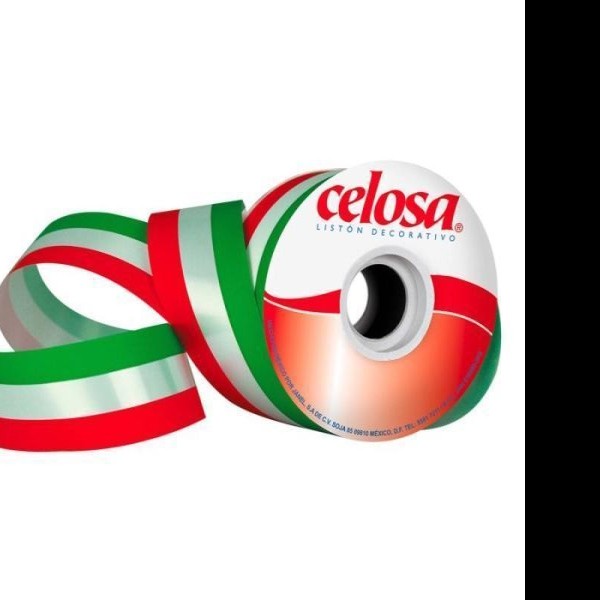 LISTON CELOSA 9 TRICOLOR 021 JANEL 50M. ROLLO